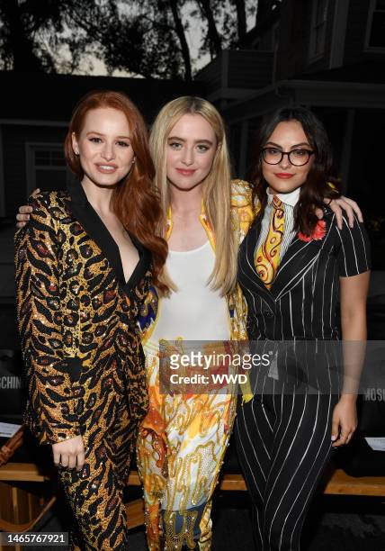 Madelaine Petsch, Kathryn Newton and Camila Mendes in the front row