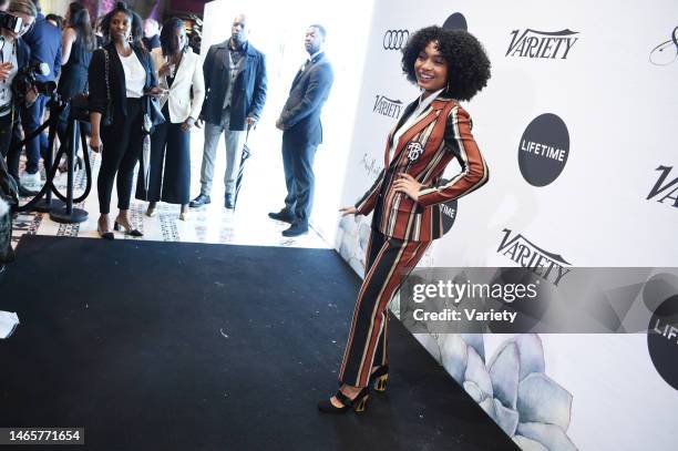 Attends Variety's Power of Women presented by Lifetime at Cipriani Midtown on April 5, 2019 in New York City.