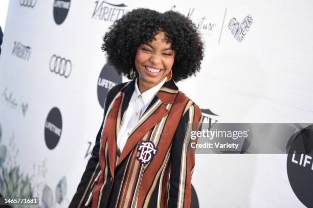 Attends Variety's Power of Women presented by Lifetime at Cipriani Midtown on April 5, 2019 in New York City.