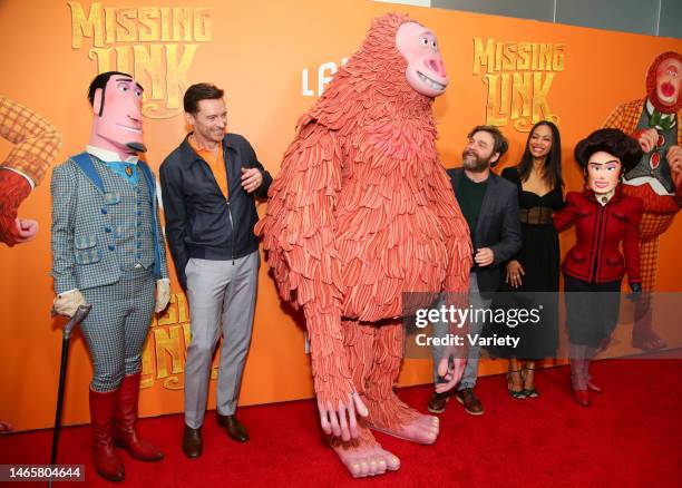 Hugh Jackman, Zoe Saldana and Zach Galifianakis