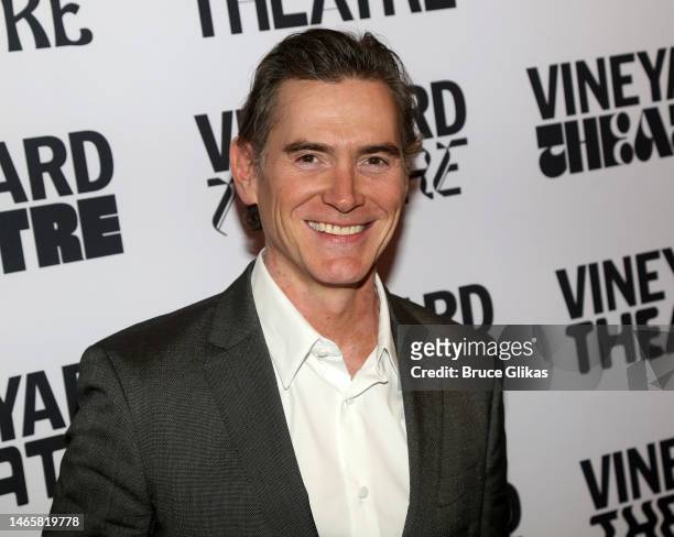 Billy Crudup poses at The Vineyard Theatre 40th Anniversary 2023 Gala honoring Billy Crudup at The Edison Ballroom on February 13, 2023 in New York...