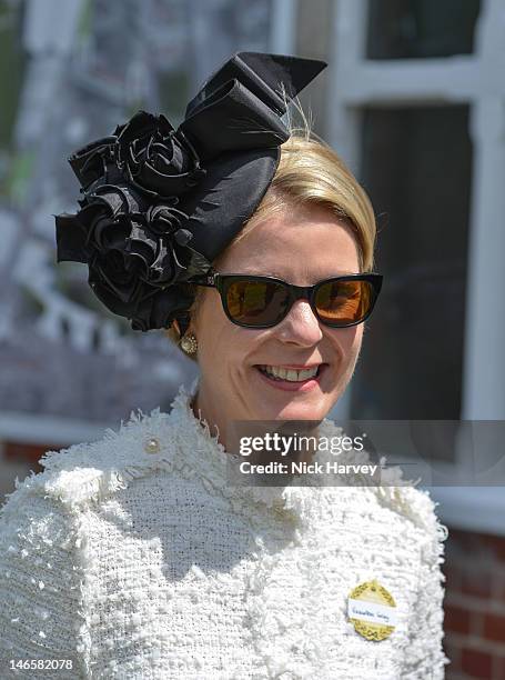 Viscountess Serena Linley attends day one of Royal Ascot at Ascot Racecourse on June 19, 2012 in Ascot, England.