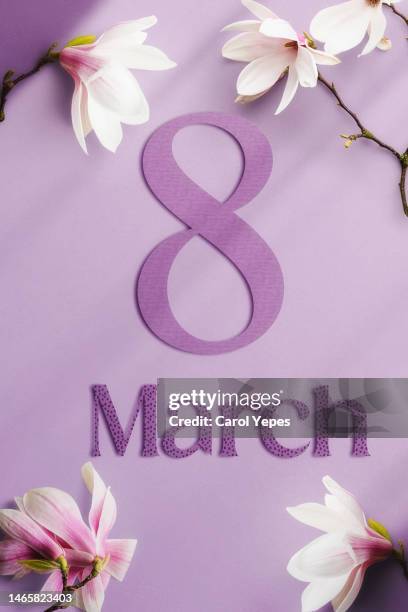 8 march international womans day - international womens day poster stock pictures, royalty-free photos & images