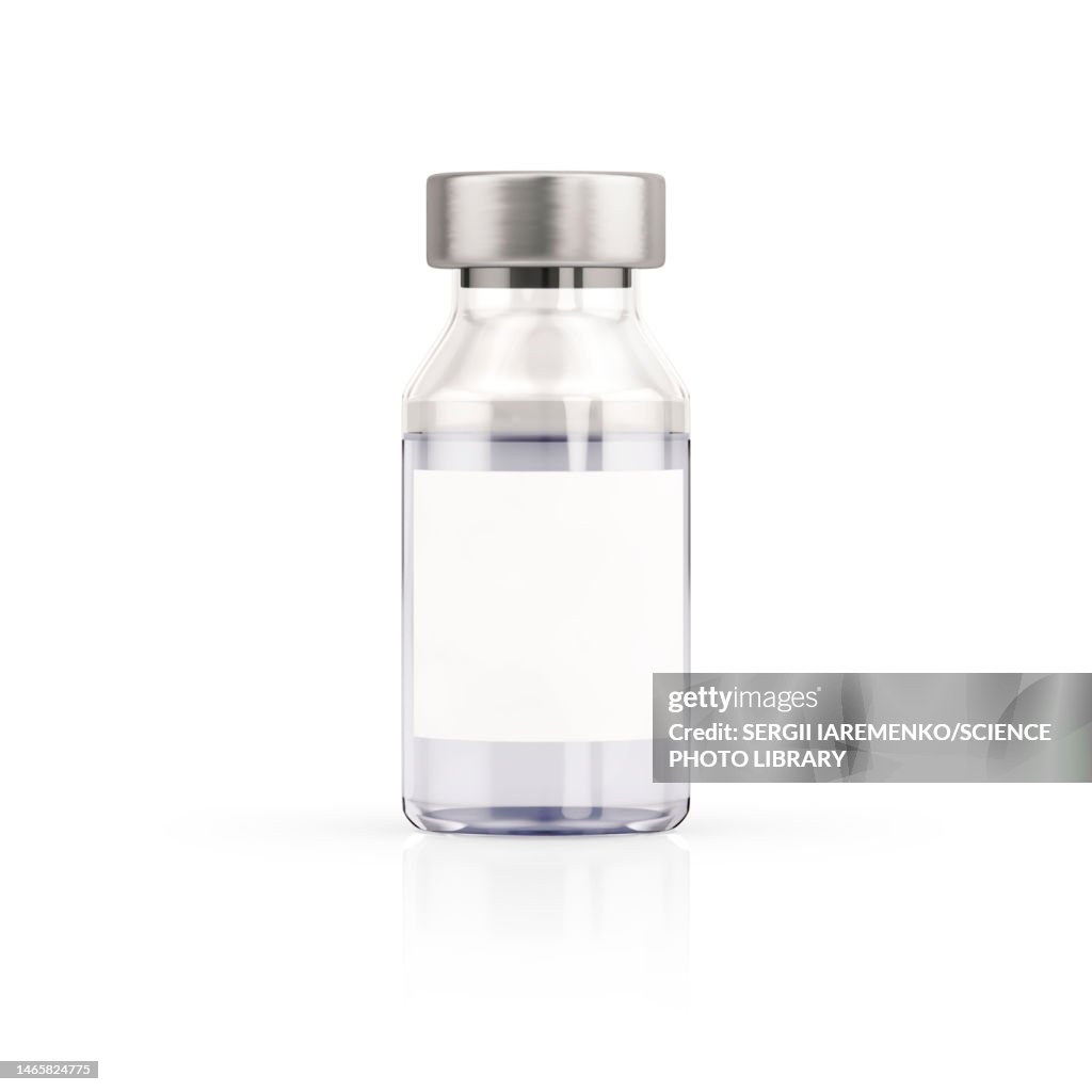 Glass phial, illustration