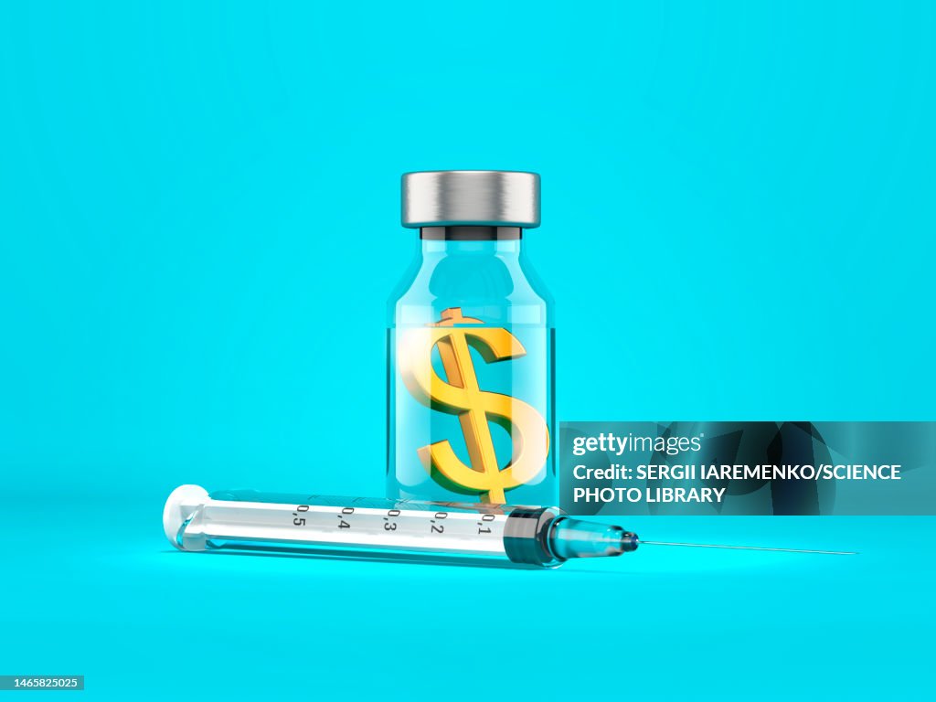 Medical costs, conceptual illustration