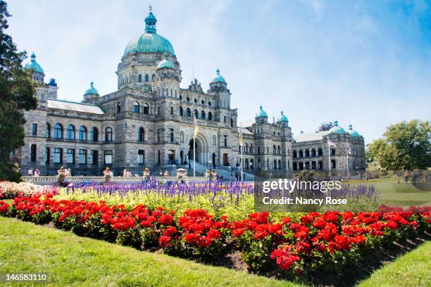 british columbia parliament buildings, victoria b. - victoria canada photos et images de collection