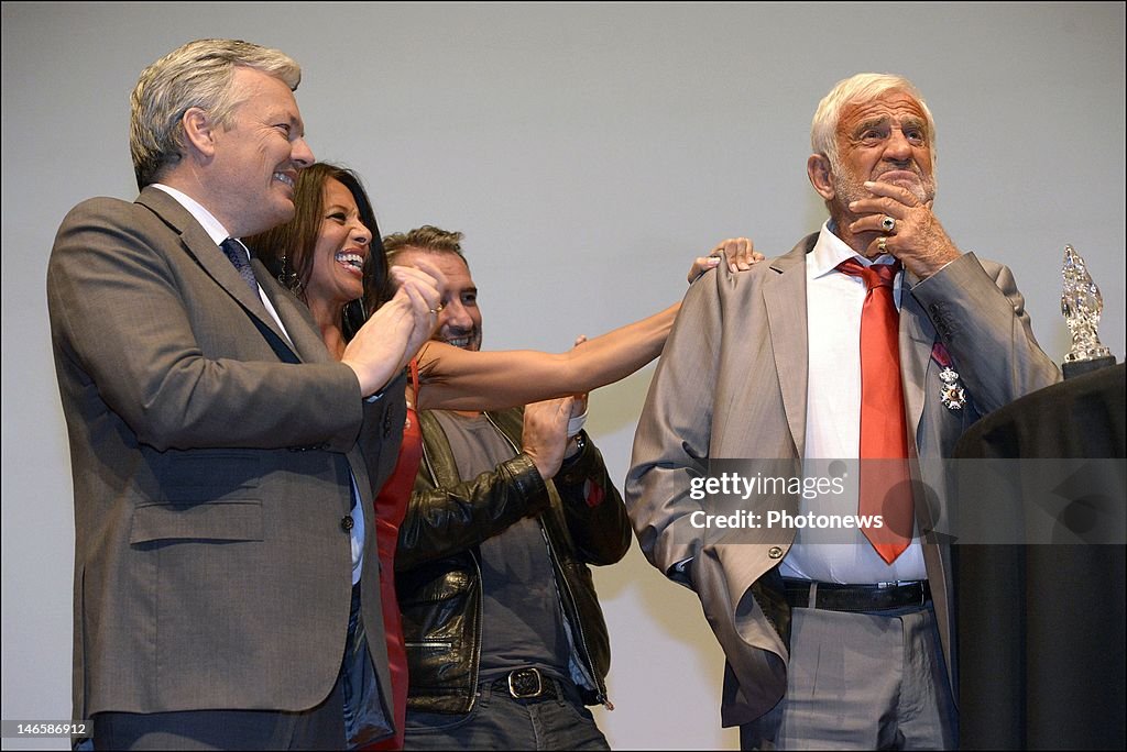 French Actor Jean-Paul Belmondo Receives the Ordre de Leopold