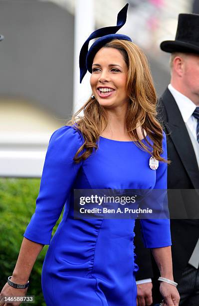 Princess Haya bint Al Hussein attends day two of Royal Ascot at Ascot Racecourse on June 20, 2012 in Ascot, England.