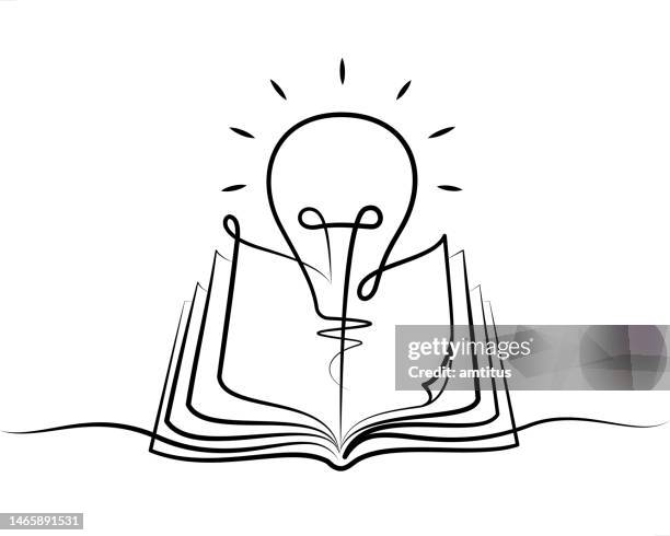 bright book - sketch pad stock illustrations