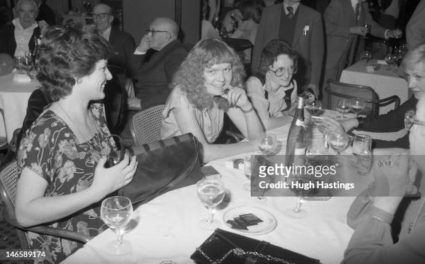 Chelsea Receptionist Theresa Conneely during the Chelsea Staff Christmas Party held in December 1979 at Stamford Bridge, in London.
