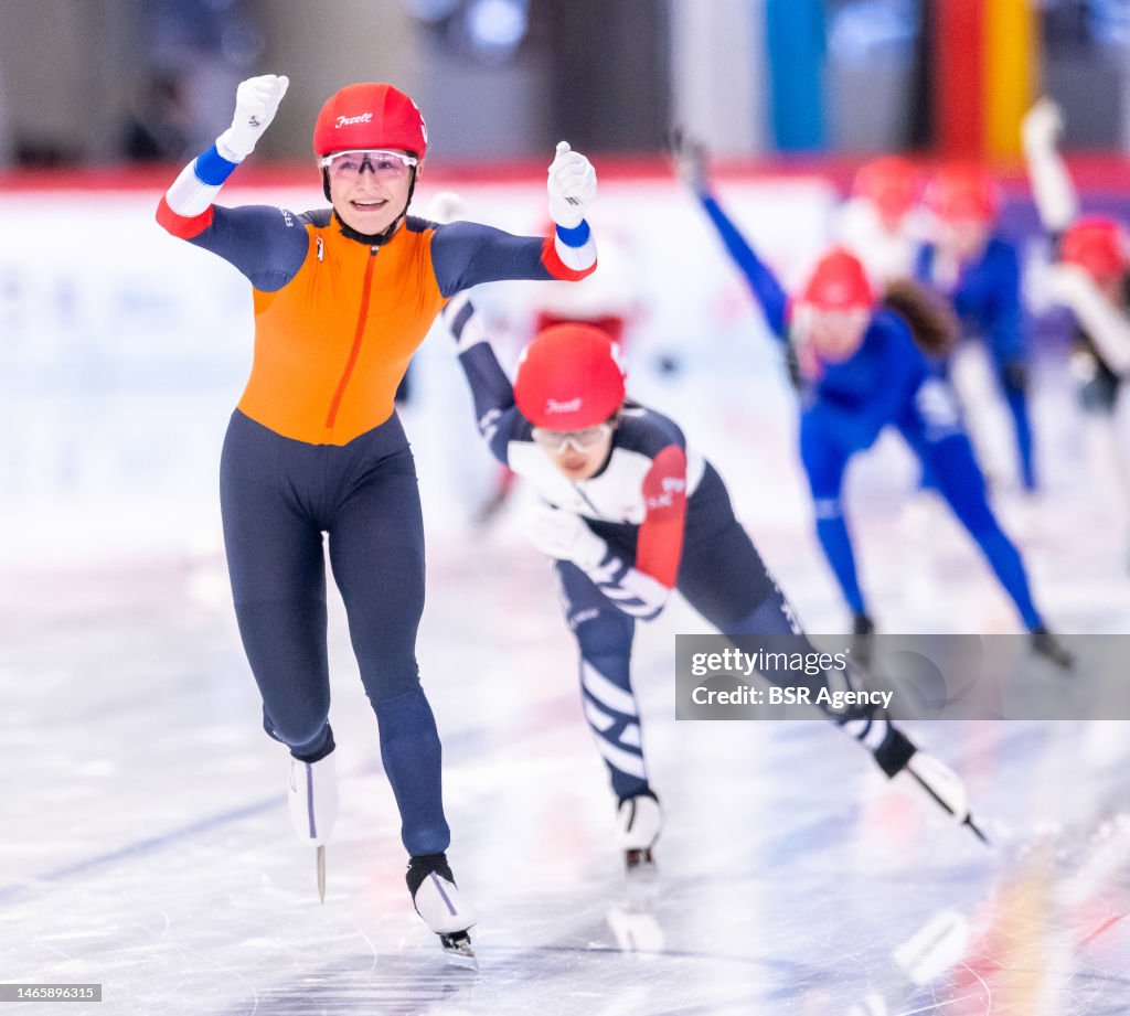 Jr Speed Angel Daleman of the Netherlands during Day 3 of the ISU World Junior ...