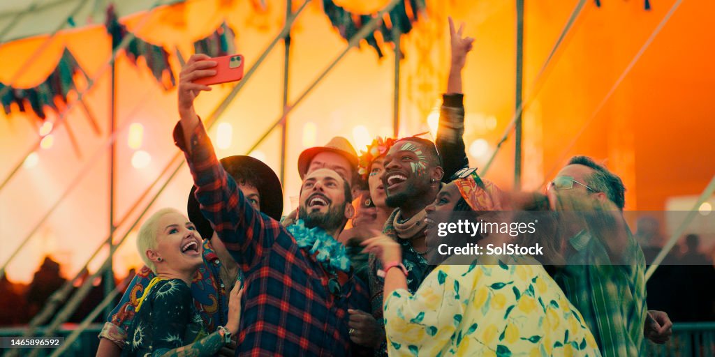Alle zusammen für ein Selfie