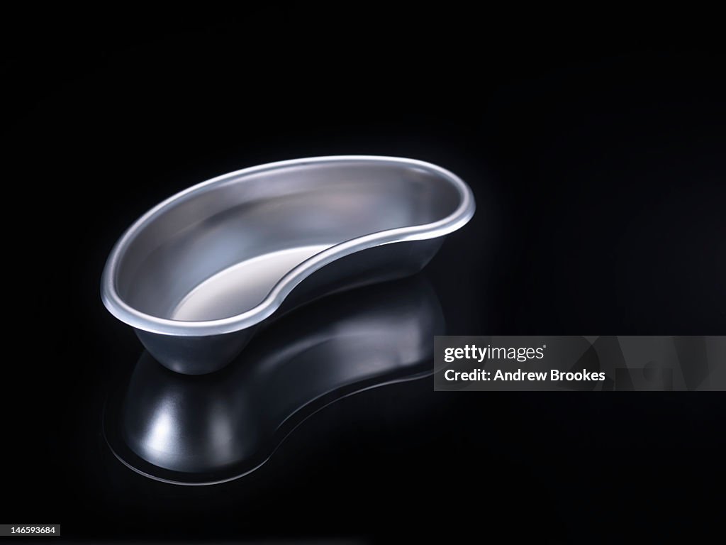 Kidney shaped surgical bowl