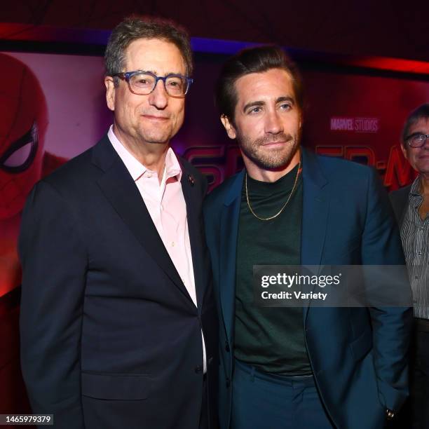 Tom Rothman and Jake Gyllenhaal