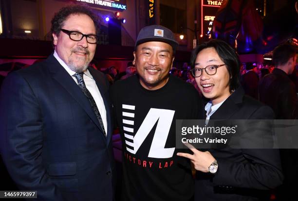 Jon Favreau, Roy Choi and Jimmy O. Yang