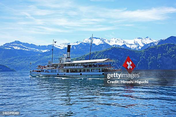 switzerland, lake lucerne - lake lucerne stock pictures, royalty-free photos & images