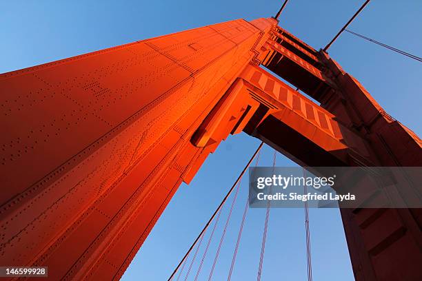 golden gate bridge, san francisco - golden gate bridge stockfoto's en -beelden