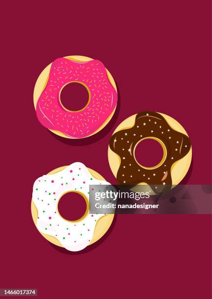 threedonuts - bundt cake stock illustrations