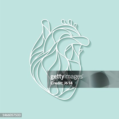 Abstract human heart Abstract human heart