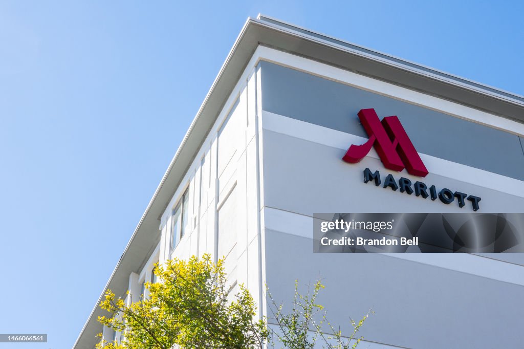 Marriott Internet The exterior of a Marriott hotel on February 14, 2023 in Austin ...