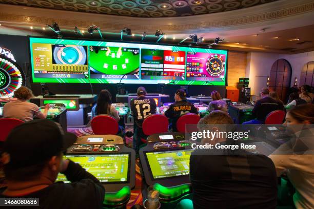 Gamblers at Caesars Palace Hotel & Casino have multiple choices of automated video games including roulette, baccarat, blackjack, and craps, as...