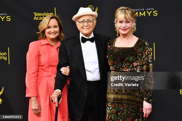 Maggie Lear, Norman Lear and Lyn Lear