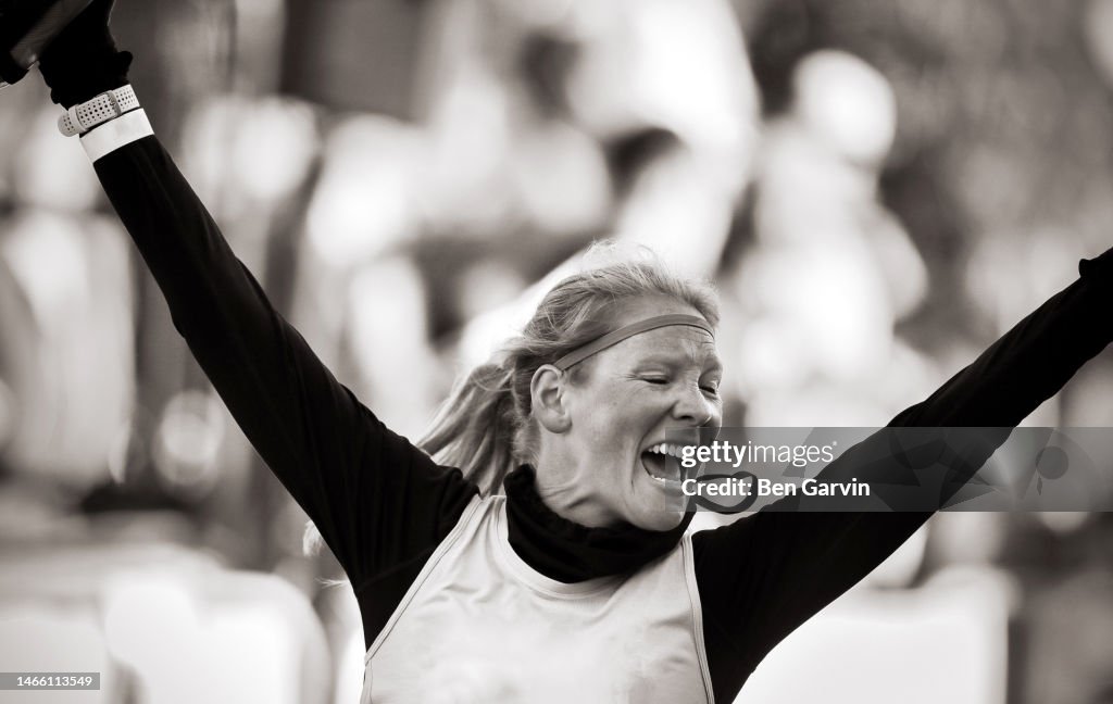 Powerful Marathon Finish Line Celebration Moment