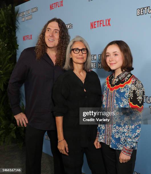 Weird Al Yankovic, Suzanne Yankovic, and Nina Yankovic