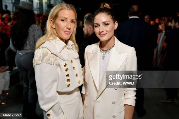 Ellie Goulding and Olivia Palermo in the front row