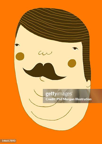fabio four chins - cardiff stock illustrations