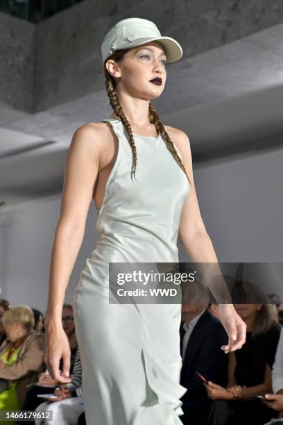 Gigi Hadid on the catwalk