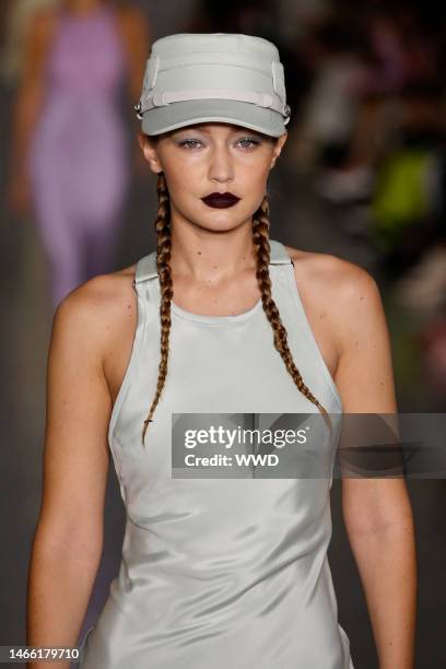 Gigi Hadid on the catwalk