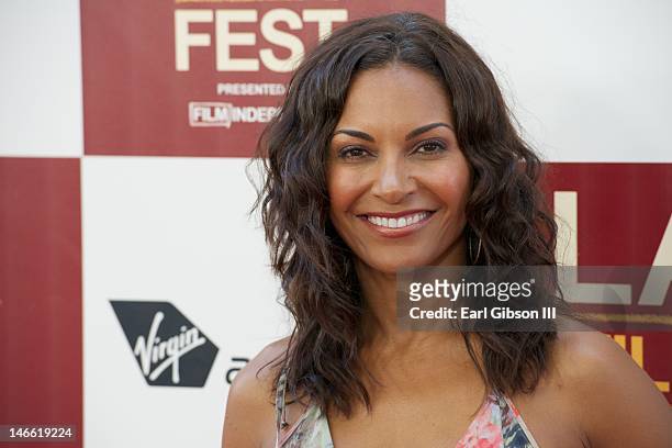 Salli Richardson-Whitfield attends the screening of the film "Middle of Nowhere" at Regal Cinemas L.A. Live on June 20, 2012 in Los Angeles,...
