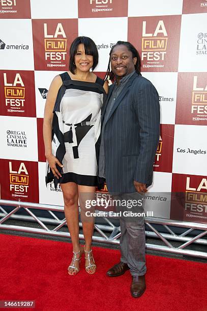 Kathryn Bostic and Darryl Jones attend the screening of the film "Middle of Nowhere" at Regal Cinemas L.A. Live on June 20, 2012 in Los Angeles,...