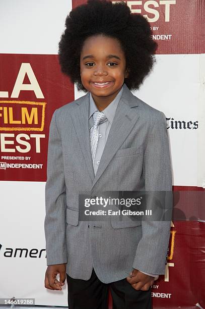 Nehamiah Sutton attends the screening of "Middle of Nowhere" at Regal Cinemas L.A. Live on June 20, 2012 in Los Angeles, California.