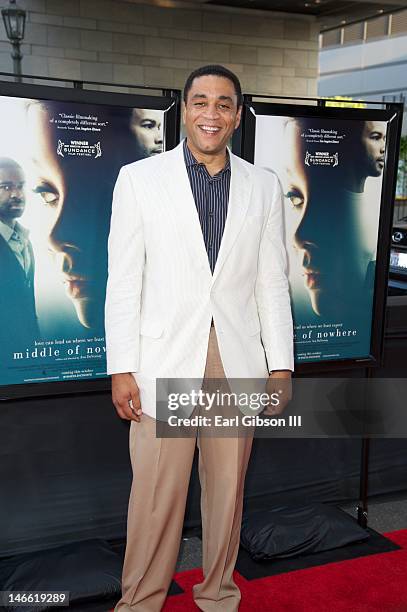 Harry Lennix attends the screening of the movie "Middle of Nowhere" at Regal Cinemas L.A. Live on June 20, 2012 in Los Angeles, California.