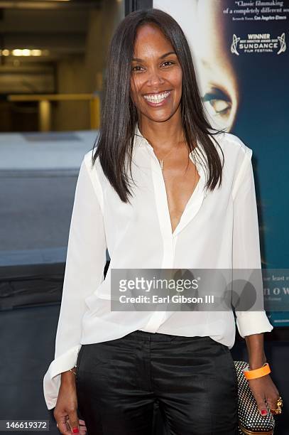 Mara Brock Akil attends the screening of the film "Middle of Nowhere" at Regal Cinemas L.A. Live on June 20, 2012 in Los Angeles, California.