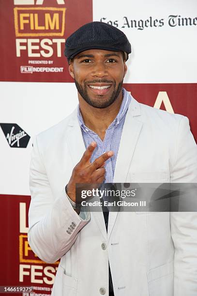 Omari Hardwick attends the screening of the film "Middle of Nowhere" at Regal Cinemas L.A. Live on June 20, 2012 in Los Angeles, California.