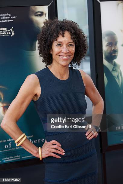 Stephanie Allain appears on the red carpet for the screening of "Middle Of Nowhere" at Regal Cinemas L.A. Live on June 20, 2012 in Los Angeles,...
