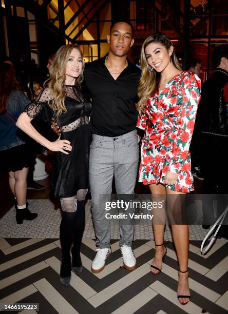 Julie Nathanson, left, guest, Cathy Kelley