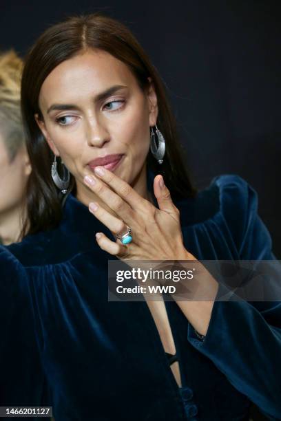 Irina Shayk backstage