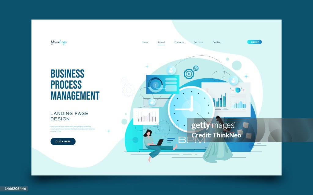Workflow Process Abstract Concept High-Res Vector Graphic - Getty Images