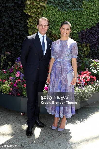 Her Royal Highness Crown Princess Victoria of Sweden and His Royal Highness Prince Daniel of Sweden are given a tour of the Royal Botanical Gardens...