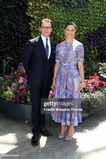 Her Royal Highness Crown Princess Victoria of Sweden and His Royal Highness Prince Daniel of Sweden are given a tour of the Royal Botanical Gardens...