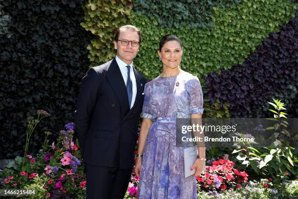 Her Royal Highness Crown Princess Victoria of Sweden and His Royal Highness Prince Daniel of Sweden are given a tour of the Royal Botanical Gardens...