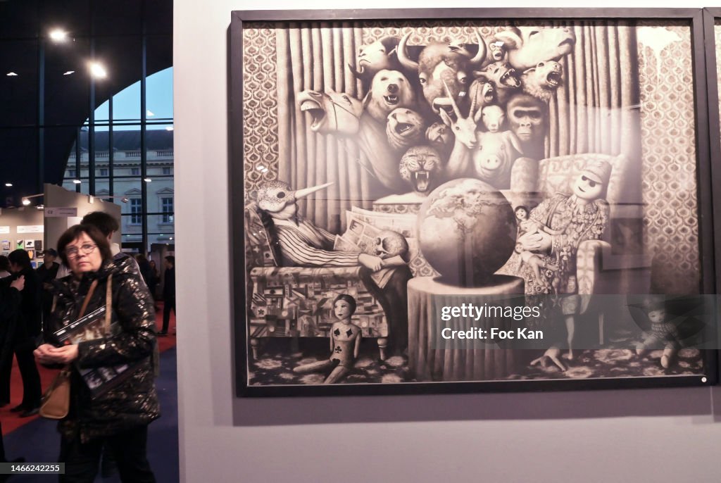 "Art Capital 2023" Salon : Press Preview At Grand Palais Ephemere