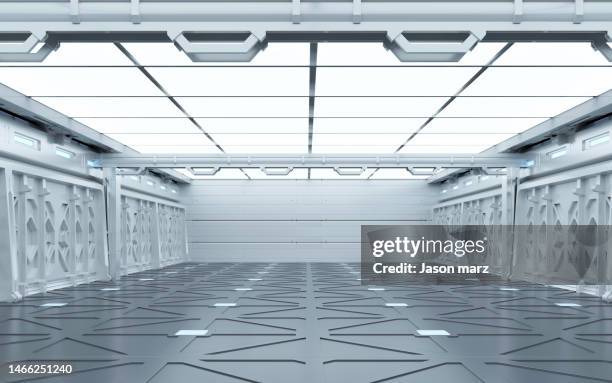 scientific and technological indoor space - international space station interior stock pictures, royalty-free photos & images