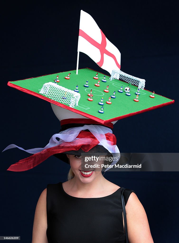 Racegoers Attend Ladies Day At Ascot