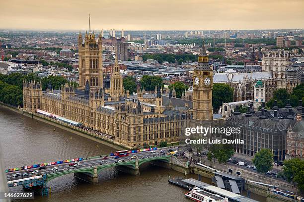 big ben y palacio westminster - palace of westminster stock pictures, royalty-free photos & images