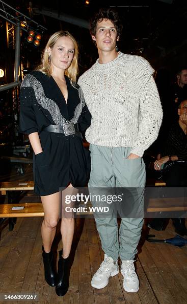 Ana Girardot and Germain Louvet in the front row News Photo - Getty Images